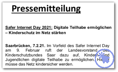 die vollständige Pressemitteilung lesen (PDF)
