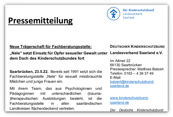 die Pressemitteilung lesen (PDF)