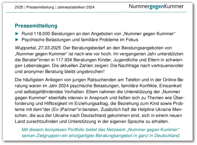 die Pressemitteilung lesen (PDF)