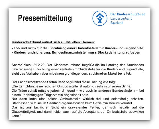 die Pressemitteilung lesen (PDF)