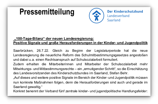 die Pressemitteilung lesen (PDF)