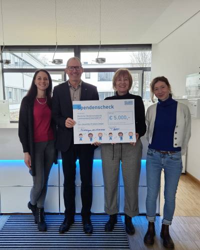 Spendenübergabe der Firma "Dürr Assembly Products GmbH"