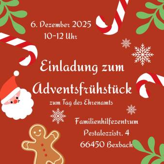 Einladung zum Adventsfrühstück am 6.12.25